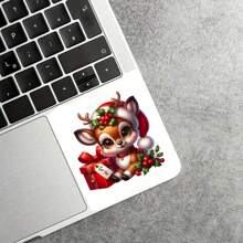 12 miếng dán cốc UV DTF hình con nai Giáng sinh - Miếng dán DIY chống thấm nước và chống trầy xước, hiệu ứng pha lê 3D, miếng dán chuyển tự dính để làm đồ thủ công, 8,2x20cm (3,2"X7,8") - Nhiều màu - Xem 5