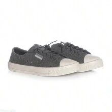 Practical Sneakers For Everyday Use, Comfortable Elastic Fit For Women - 黑色 - 查看 3
