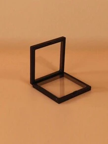 1pc Original 925 Sterling Silver Square Aquamarine Zirconia Vintage Star Ring, Suitable For Daily Wear, Party Occasion Gift For Women - Ring - View 7