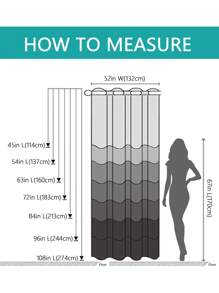 Estelar Textiler 1 件装白色遮光窗帘全房间遮光窗帘适用于卧室客厅遮光窗帘适用于客厅 - 白色 - 查看 4