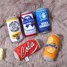 Dog Toys Can Beverage Beer Bottle Winebottle Chew Sound Soft Beer Bottle Pet Plush Toy,Dog Toy, Dog Bite Interactive Toy, Dog Throwing Toy, Audible Dog Bite Toy