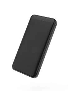 1 baterie externă de 10000mAh, 10W, cu 2 porturi USB (1 tip C, 1 micro), compactă și portabilă, cu indicatoare luminoase - Multicolor - Vizualizare 10