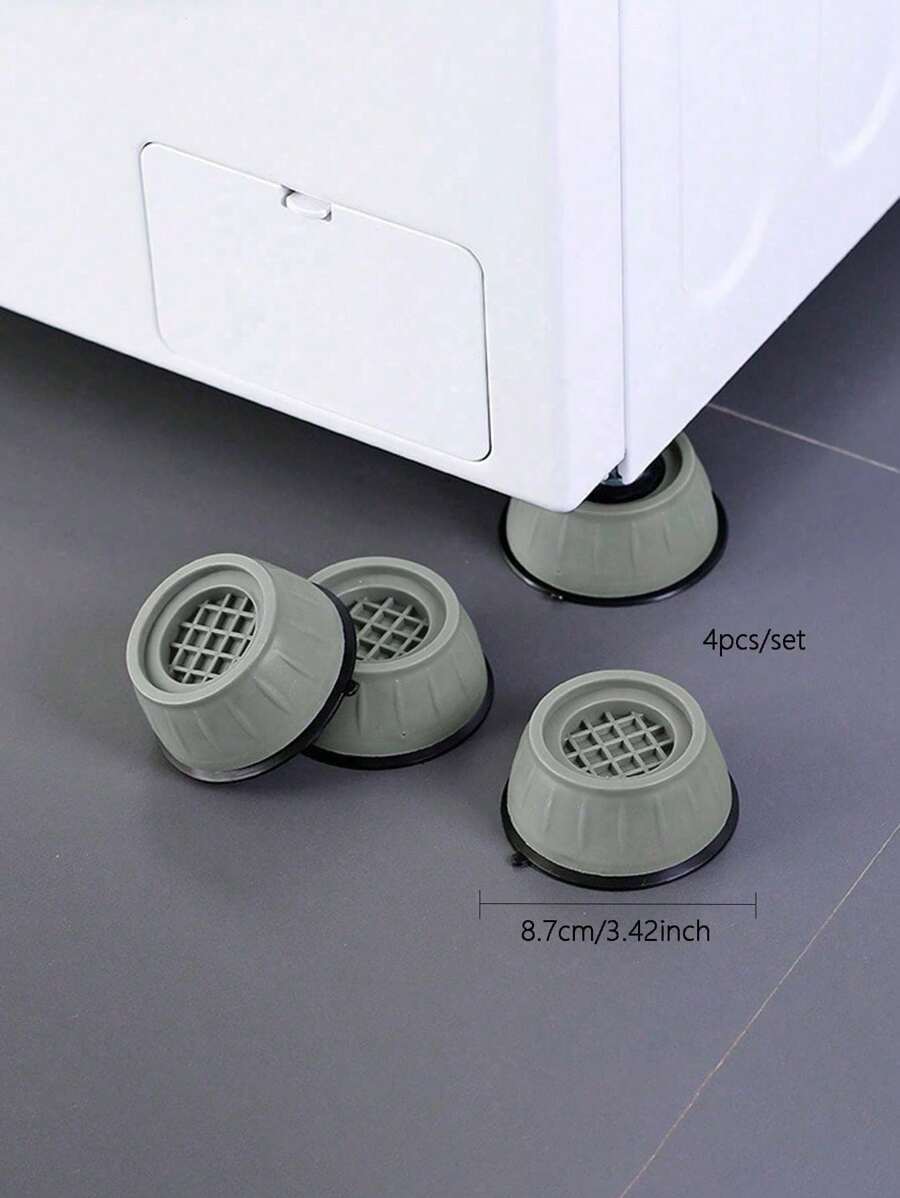 4pcsShock Pads, Washing Machine And Dryer Bases, Noise Reduction