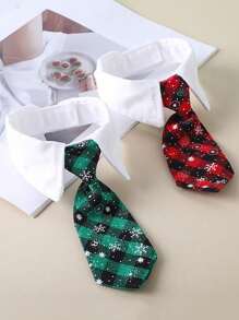 Farfallino regolabile per animali domestici, abbigliamento formale cravatta per collare per cani, accessori per il grooming per feste, farfallino per cuccioli, cravatta formale regolabile fatta a mano per cani e gatti