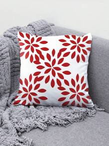 4pcs Arrow Heart & Leaf Geometric Grey Decorative Throw Pillow Covers In Multiple Sizes, Digital Print Minimalist Design For Sofa, Office, Home Decor, Car Cushions