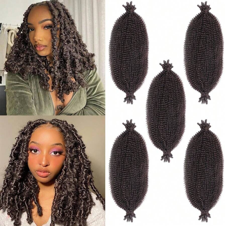 弹性非洲辫发预分扭辫发 Marley 钩针接发 女士