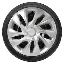 Montana Silver 15" Wheel Hubcap Set - 銀色 - 查看 5