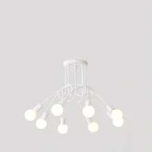 1 件 E27（不带灯泡）几何吊灯，吊灯天花板灯，房间灯具走廊门廊天花板吊灯室内照明适用于卧室、客厅、书房 - E27(不含燈泡)-吊燈 - 查看 14