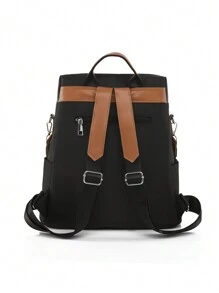 Stylish Anti-Theft High Quality Backpack Bag - 黑色 - 查看 4