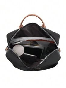 Stylish Anti-Theft High Quality Backpack Bag - 黑色 - 查看 5