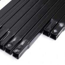 ZhdnBhnos LINSIE 婚礼/万圣节拱门现代矩形婚礼/万圣节背景支架气球拱门框架花环环中心装饰几何锻铁婚礼/万圣节背景（黑色）送给家人和朋友的最佳礼物圣诞快乐派对礼物房间装饰新娘 - 黑色 - 查看 8