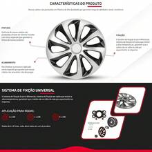 Montana Silver 15" Wheel Hubcap Set - 銀色 - 查看 2