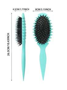 Curl Defining Brush,Curl Define Styling Brush,Shaping And Defining Curls For Women To Reduce Pulling And Curl Separation - Multicolor - View 4