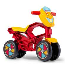 Balance Bike Motorcycle No Pedal Tricycle 4 Wheels Walker Totokross - 紅色 - 查看 3