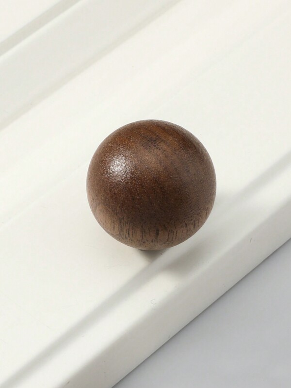 2pcs Wood Drawer Pulls Cabinet Handles Furniture Knobs For Cabinets, Dressers, Chests
