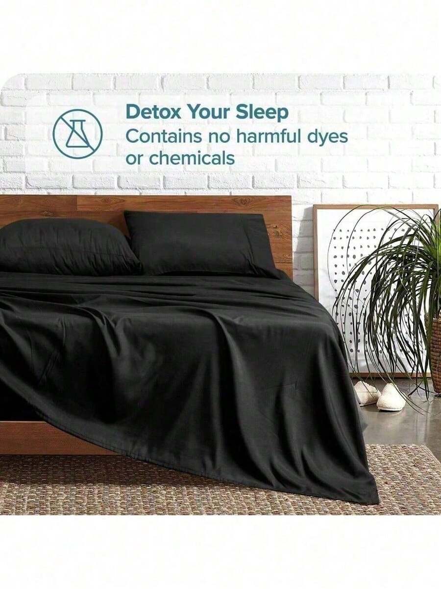 Sheet Set Queen Microfiber Ultra Soft Breathable 4 Piece Full Size Bed