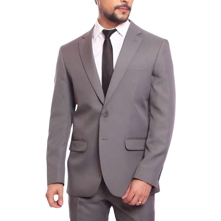 Men's Slim Suit Luxury Italian Cut (Pants And Blazer)
