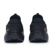 Skechers 女士休闲户外步行鞋，舒适轻便旅行运动鞋，低帮简约休闲运动鞋，款式编号：117507-BBK - 黑色 - 查看 5