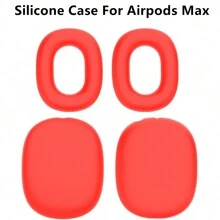 Apple Slime Silicone Protective Case Compatible With Airpods Max - Soft Silicone Cover, Waterproof, Dustproof, Fingerprint-Proof, Scratch-Resistant 360° Full Protection, Silicone Ear Cup Cover, Silicone Headband Cover, Silicone Headband Pad, Silicone Carrying Case, Flexible Silicone Material For Comfort, Durability And Easy Cleaning, Multiple Colors Available, Great Gift