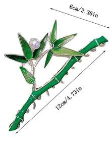 New Arrival Bamboo Hair Claw Hair Claw Clip, Elegant & Chic Design, Versatile Hair Accessory For Women Christmas - Multicolor - View 5