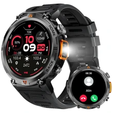 EIGIIS 1.45 Inch Smart Watch (Calling/Dialing), With Flashlight, Sleep Monitoring, 113 Sports Modes, Rugged Outdoor Smart Watch Compatible With IOS And Android - Black - View 14