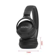 JBL Casque sans fil Bluetooth original TUNE 510BT, écouteurs de sport portables avec micro, son pur basses T510bt