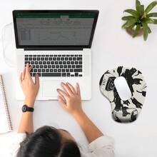 1 miếng lót chuột thiết kế hình mèo đen và mực đổ hỗ trợ cổ tay - Miếng lót chuột 3D có đệm gel, tấm lót chuột chơi game công thái học nhỏ có bề mặt thoải mái và đế chống trượt dùng làm quà tặng cho trường học tại nhà và văn phòng - nhiều màu - Xem 7
