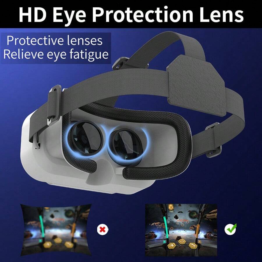 Viar 3D Virtual Reality VR Glasses Headset Helmet Devices Lenses