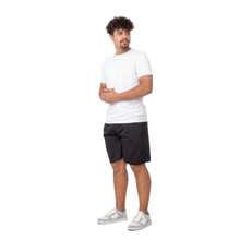 Kit 3 Tactel Men's Shorts With 3 Pockets For Training And Gym - 3 黑色 - 查看 7