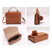 Jack Bags Women PU Leather Shoulder Bag Crossbody Bag Korean Fashion Small Square Bag MEDIUM BAG - 彩色 - 查看 3