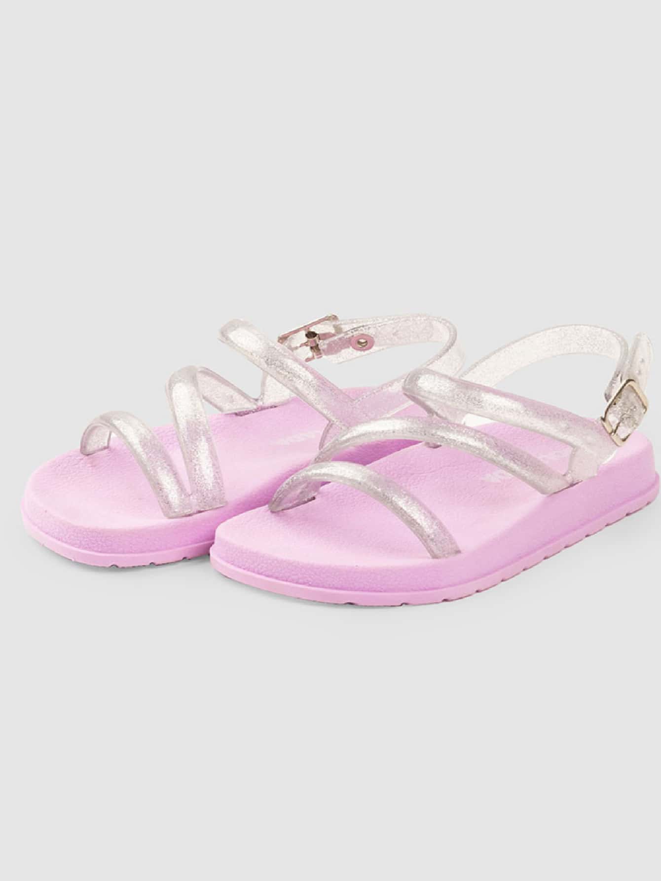 Glitter Sandal For Girls - 紫色 - 查看 1