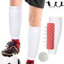 1pc Honeycomb Leg Compression Sleeve For Outdoor Sports, Lightweight Calf Compression Sleeve With Honeycomb Pad, For Baseball Boxing Kickboxing MTB Sports