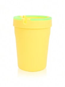 1pc Glow In The Dark Car Ashtray Cigarette Self-Extinguishing Cup Car Ash Holder Portable Truck Home Office PORTABLE ASHTRAY