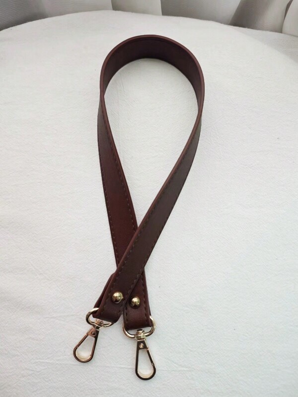 1pc Classic Leather Shoulder Bag With Removable Shoulder Strap, Handheld And Single Compartment