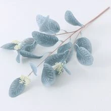 1 件/2 件/3 件人造桉树叶，假植物或用于婚礼装饰、情人节装饰、生日装饰、周年纪念装饰、家居装饰、桌面装饰、卧室和浴室房间装饰、书桌装饰、房间装饰用品、秋季装饰、秋季装饰、桌面装饰、花盆装饰、情人节、礼物 - 淺藍 - 查看 7