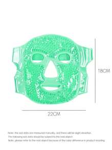 1pc SPA Ice Cold Hot Full Face Facial Mask Sleeping Ice Bag Gel Beads Skin Friendly Plush Sleeping Ice Bag Eye Mask To Relieve Eye Fatigue Ice Bag Women