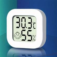 3 piezas Mini medidor digital de temperatura y humedad con interruptor de temperatura, pantalla electrónica de temperatura y humedad, entrega al azar, para automóvil