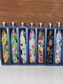 Printed Thermal Stainless Steel Bottle 500ml Gym Fitness - ABACAXI - 查看 2