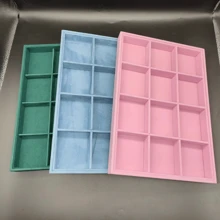 1pc 35*24cm Jewelry Tray, Earring Necklace Bracelet Display Stand, Ring Organizer Box