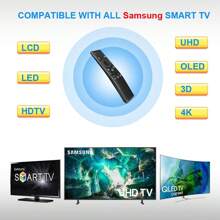 VELEC 1pc Universal Remote Control, Compatible With All Sam-Sun TV Models Including LED, QLED, UHD, SUHD, HDR, LCD Frameless, Curved, Solar-Powered HD, 4K, 8K, 3D Smart TVs, With Buttons, Suitable For Pr-Ime Video, WWW - Black - View 7