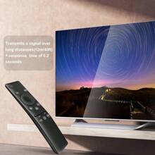 VELEC 1pc Universal Remote Control, Compatible With All Sam-Sun TV Models Including LED, QLED, UHD, SUHD, HDR, LCD Frameless, Curved, Solar-Powered HD, 4K, 8K, 3D Smart TVs, With Buttons, Suitable For Pr-Ime Video, WWW - Black - View 4