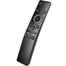 VELEC 1pc Universal Remote Control, Compatible With All Sam-Sun TV Models Including LED, QLED, UHD, SUHD, HDR, LCD Frameless, Curved, Solar-Powered HD, 4K, 8K, 3D Smart TVs, With Buttons, Suitable For Pr-Ime Video, WWW - Black - View 1