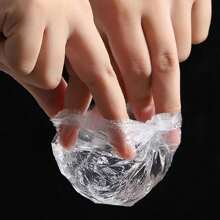 Disposable Ear Protectors, Waterproof Ear Covers For Hair-Dying Shower Bathing For Bathroom - Clear - View 6