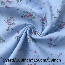 1 件花卉提花雪纺连衣裙面料，59 英寸宽 x 3 码长，70gsm 重量