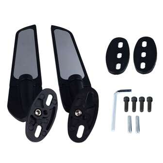 Par De Modificación De Motocicleta Alerón Trasero Universal