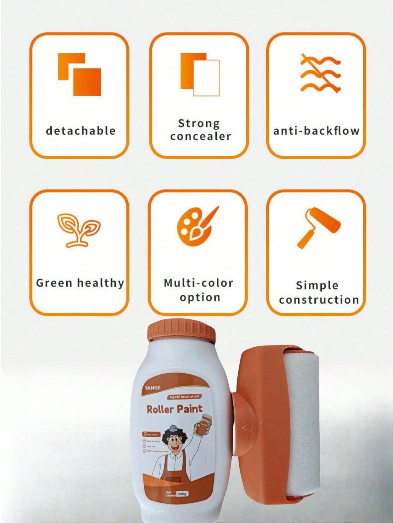 500g High Volume Wall Dyeing Agent For Home Use Latex Wall Paint