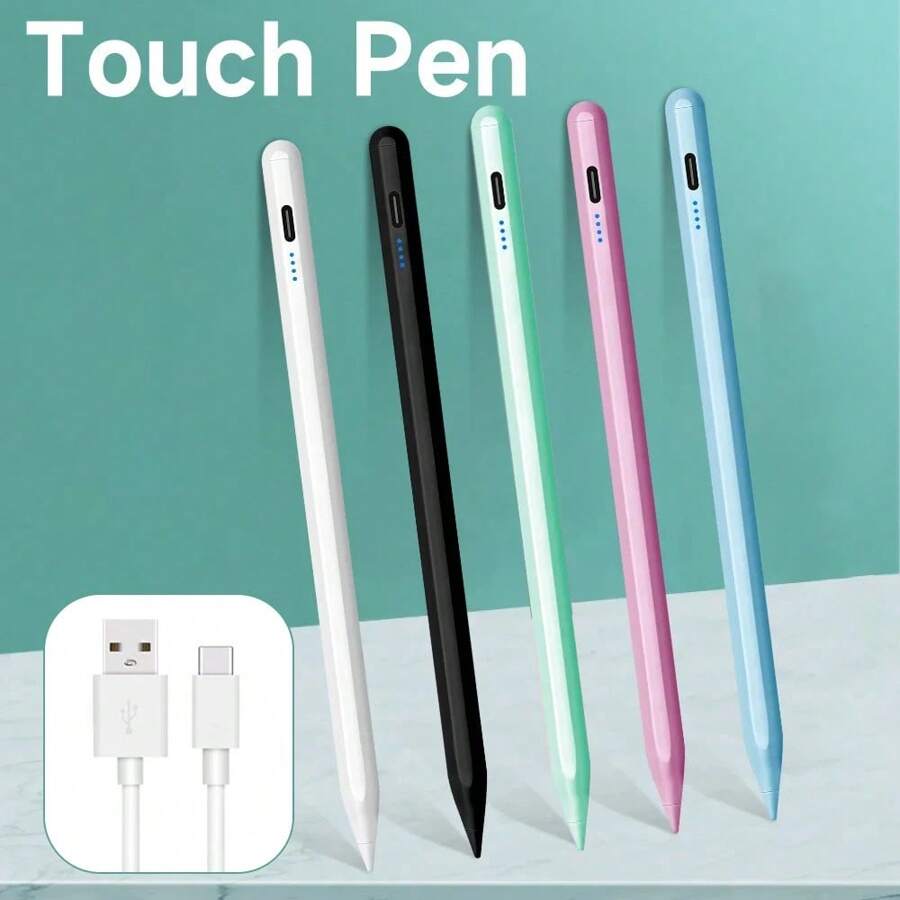 1 支多色电容式触控笔，高精度、高灵敏度通用触控笔，适用于绘图/游戏/书写，兼容 iPhone/IPad/// 系列触摸屏设备 - 彩色 - 查看 1