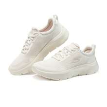 Skechers Giày nữ Giày thể thao lưới Giày thường ngày Giày đi bộ Một chân Giày của mẹ - sữa - Xem 2