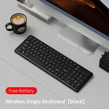 Women's Office Wireless Keyboard Mute Computer Highly Attractive Purple Portable Small Laptop External Keyboard And Mouse Set - 2.4G Wireless Single Keyboard - View 14