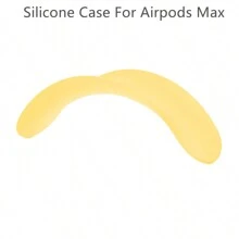 Apple Slime Silicone Protective Case Compatible With Airpods Max - Soft Silicone Cover, Waterproof, Dustproof, Fingerprint-Proof, Scratch-Resistant 360° Full Protection, Silicone Ear Cup Cover, Silicone Headband Cover, Silicone Headband Pad, Silicone Carrying Case, Flexible Silicone Material For Comfort, Durability And Easy Cleaning, Multiple Colors Available, Great Gift